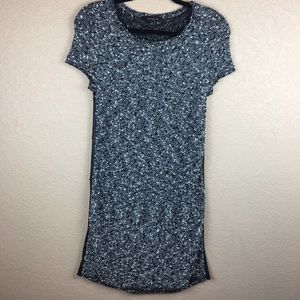 ann taylor • dress • short sleeve • leather accent